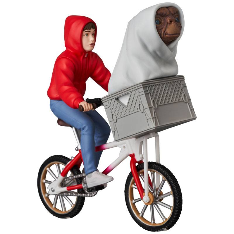 UDF No.801: E.T. & ELLIOTT w/ BICYCLE [Medicom Toy]