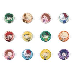 Boku no Hero Academia: Trading Can Badge  -Color & Color2- (Mini Character Ver.) (12 Packs/Box) [Sol International]