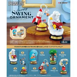 Peanuts: Snoopy Swing Ornament (6 Packs Box) [Re-Ment]