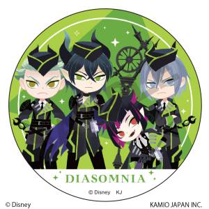 Disney Twisted Wonderland: Can Badge - Diasomnia Gurihiru Art [Kamio Japan]