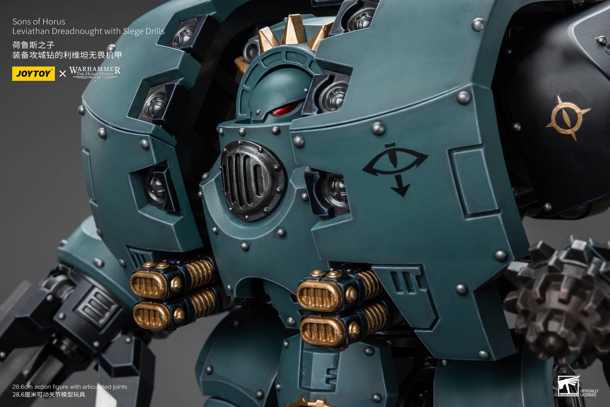 JOYTOY x Warhammer 40k Modellino Templari Neri Maresciallo Baldeckrath JOYTOY x Warhammer 40k Modellino Templari Neri Maresciallo Baldeckrath