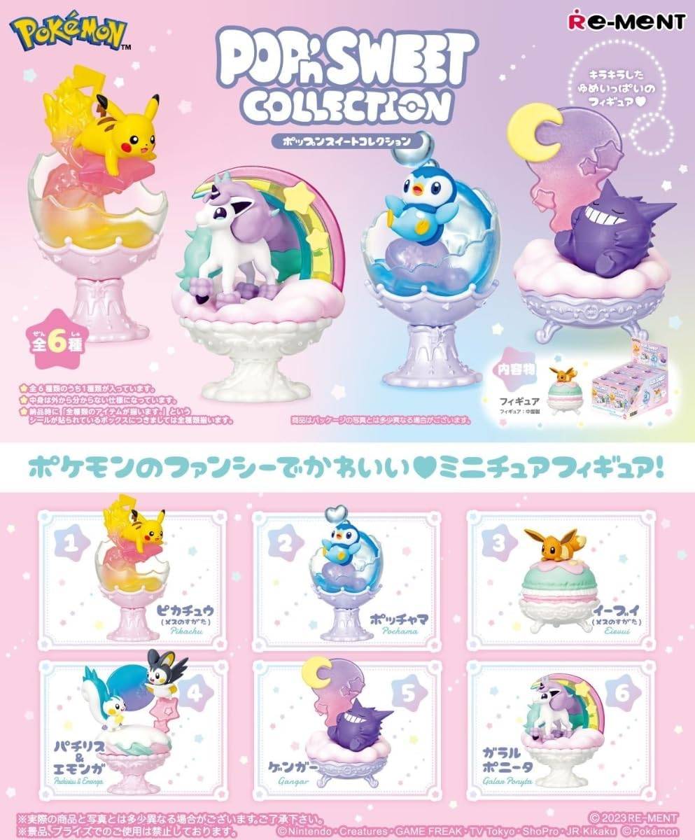 Pokemon: Pop'n Sweet Collection (6 Packs Box) [Re-Ment]