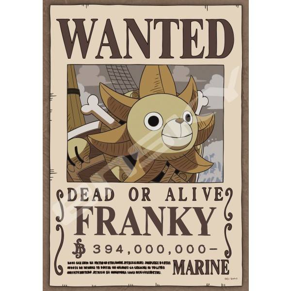 One Piece: Jigsaw Puzzle - Franky Wanted Poster (208 Pieces) [Ensky]
