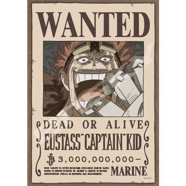 One Piece: Jigsaw Puzzle - Eustass Kid Wanted Poster (208 Pieces ...