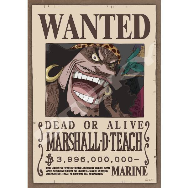 One Piece: Jigsaw Puzzle - Marshall D. Teach Wanted Poster (208 Pieces) [Ensky]