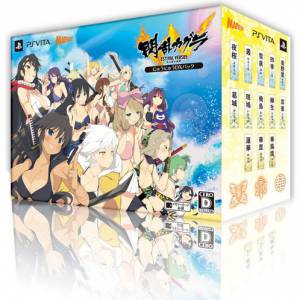 Senran Kagura Estival Versus - Shoujotachi no Sentaku - Nyuu Nyuu DX Pack [PSV - Used Good Condition]