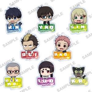 Ao No Exorcist / Blue Exorcist: Shimane Illuminati Arc Kyoro-Kyoro Acrylic Keychain (8 Packs/Box) [Kadokawa]