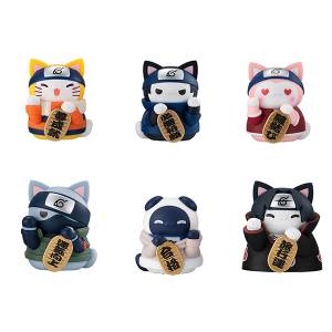 MEGA CAT PROJECT: Naruto Shippuden - Lucky cat FORTUNE Come on! - 6Pack BOX [Megahouse]