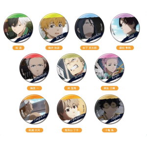 WIND BREAKER: Can Badge Collection Vol. 2 (Reissue) (10 Packs per Box) [Bandai]
