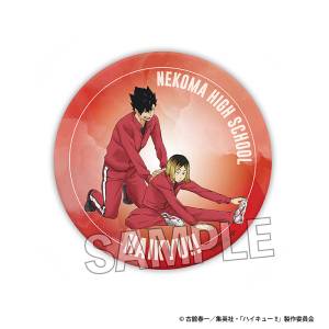 Haikyu!!: Warming Up!! - Shiny Can Badge - Tetsuro Kuroo & Kenma Kozume [Proof]