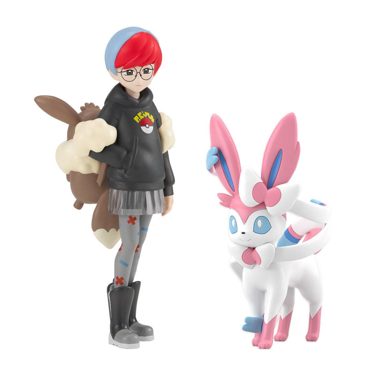 Pokemon Scale World: Paldea Chihou - Penny & Sylveon (Limited Candy Toy) [Bandai]