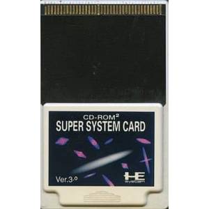 CD-Rom 2 Super System Card ver. 3.0 [PCE CD - Occasion / loose]