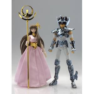 Saint Seiya Myth Cloth - Pegasus Seiya (Revived Bronze Cloth/Broken Ver.) & Saori Kido ~Original Color Edition~ [Used]