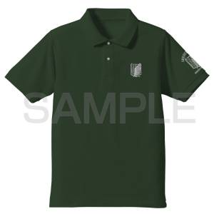Attack on Titan: Survey Corps - Embroidered Polo Shirt - Green (M) [COSPA]