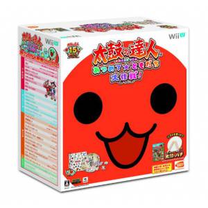 Taiko no Tatsujin - Atsumete Tomodachi Daisakusen! Drum Controller Set [WiiU - Used Good Condition]