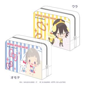 Bungo Stray Dogs X Sanrio Characters: Pouch - Atsushi Nakajima X Hello Kitty - Edogawa Ranpo X Pompompurin [Chugai Mining]