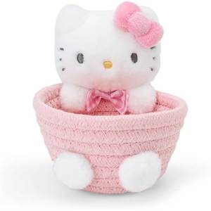 Sanrio Characters: Rope Basket with Mascot Plush - Hello Kitty (Small) [Sanrio]