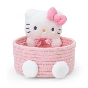 Sanrio Characters: Rope Basket with Mascot Plush - Hello Kitty (Medium) [Sanrio]