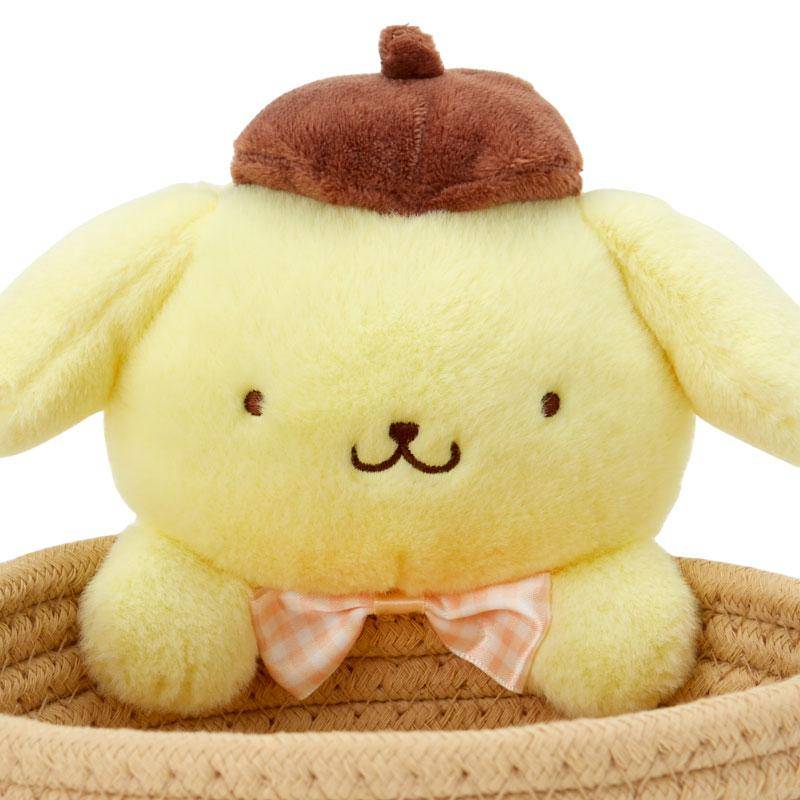 Sanrio Characters: Rope Basket with Mascot Plush - Pom Pom Purin ...