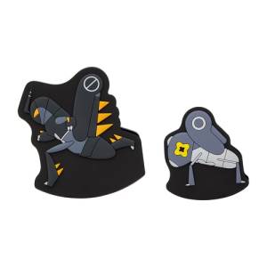 Pokemon: SECRET of MIGHT - SWAYING!Stand Rubber Clip - Nymble & Lokix [The Pokémon Company]