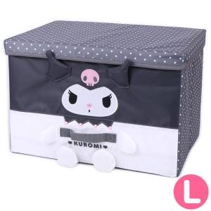 Sanrio Characters: Folding Storage Case - Kuromi (Large) [Sanrio]