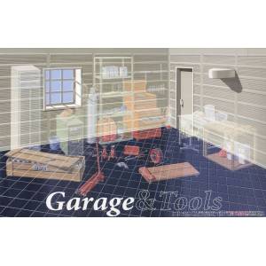 GT-1 Garage Diorama 1/24 (Plastic Model Kit) (Reissue) [Fujimi]