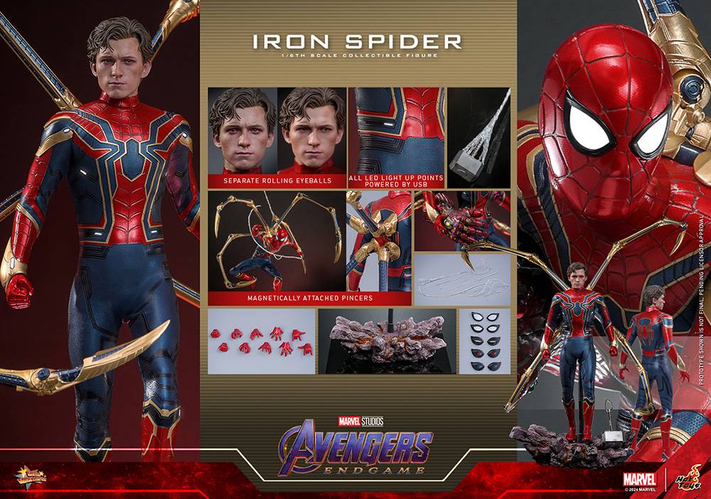 Movie Masterpiece: Avengers Endgame - Iron Spider 1/6 [Hot Toys]