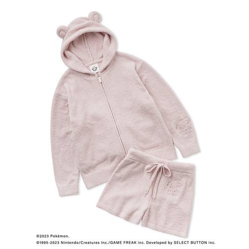 Pokemon: Gelato Pique Meets Pokemon Sleep  Baby moko Parka & Shorts Set  Slowpoke [The Pokemon Company]