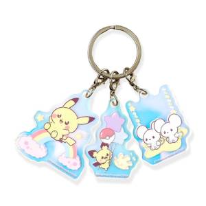 Pokémon: Pikachu, Pichu & Tandemaus - Aurora Acrylic Keychain [The Pokémon Company]