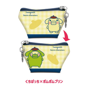Tamagotchi Uni x Sanrio: Earphones Pouch - Kuchipatchi x Pompompurin [Bandai]