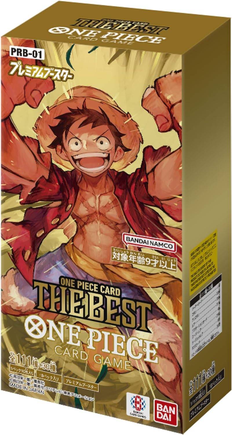 ONE PIECE CARD THE BEST: PRB-01 - Premium Booster Box - 10pack Box [Bandai]