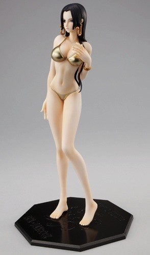 One Piece Figure Boa Hancock Gold Ver Limited Portrait Of Pirates 