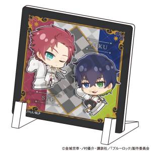 Blue Lock: Acrylic Panel - Sae & Aiku (Mini Character Chess Ver.) [Crux]