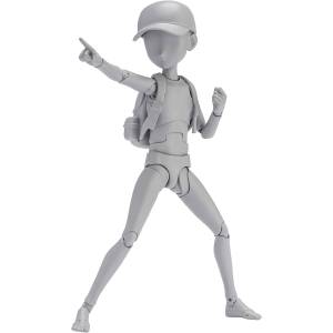 S.H.FIGUARTS: BODY-KUN - SUGIMORI KEN - EDITION DX SET (GRAY COLOR VER.) - REISSUE [Bandai Spirits]