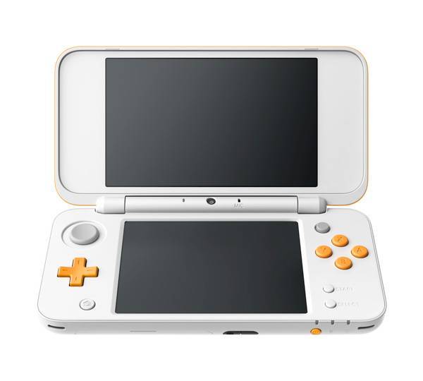 New Nintendo 2DS XL shops in White, Orange