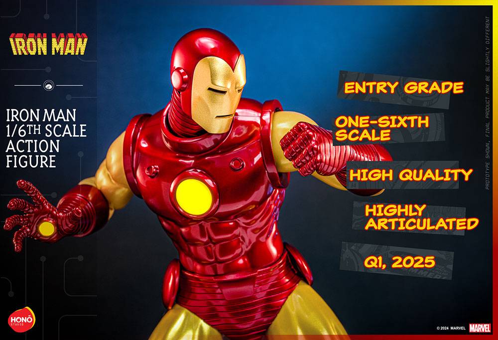 Marvel Comics: Classic Iron Man 1/6 (Hono Studio) [Hot Toys] - Nin