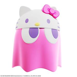 Chibi Collect Figure Deluxe: Pac-Man x Sanri Characters - Ghost Hello Kitty Ver. [Megahouse]