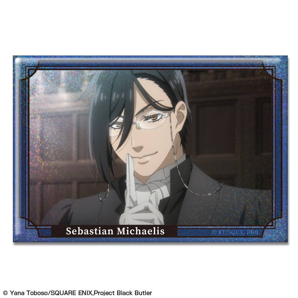 Black Butler: Public School Arc  Holographic Badge  Sebastian Michaelis (Ver.A) [License Agent]