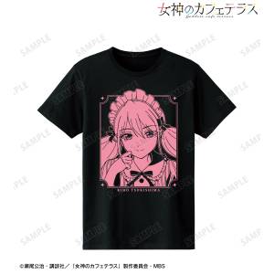 The Café Terrace and Its Goddesses: T-Shirt (XXL) - Tsukishima Riho (Neon Pink) [Arma Bianca]