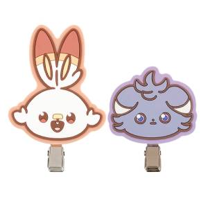 Pokemon: Pokepeace - Rubber Hair Clip - Flambino & Psystigri [The Pokémon Company]