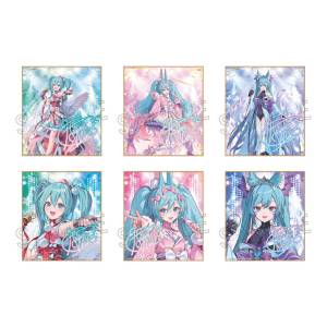 VISUAL SHIKISHI CARD feat.neco ＢＯＸ 新品 Hatsune Miku: Ayakashi Stage - Shikishi (6 Packs Box) [Twincre