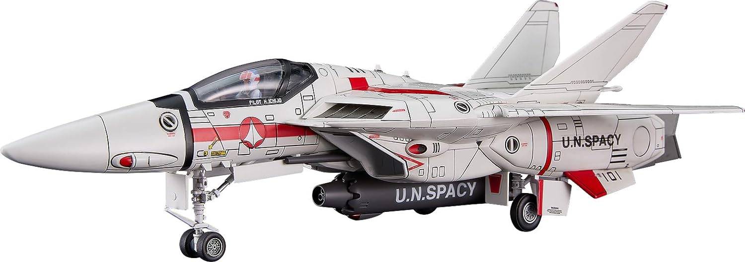 PLAMAX: Super Dimension Fortress Macross - VF-1J Fighter Valkyrie Vermillion (Hikaru Ichijo Ver.) 1/72 [Max Factory]