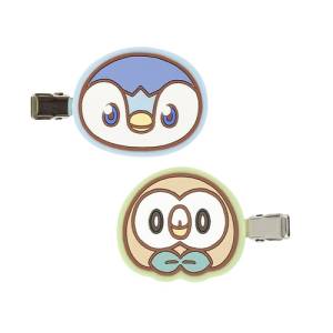 Pokemon: Pokepeace - Rubber Hair Clip - Piplup & Rowlet [The Pokémon Company]