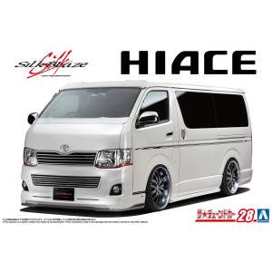 The Tuned Car No.28: 1/24 Toyota SILKBLAZE TRH200V HIACE Ver. Ⅲ '10 [Aoshima]