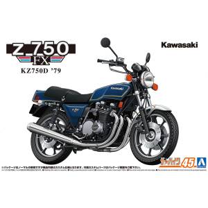 The Bike No.45: 1/12 Kawasaki KZ750D Z750FX '79 Custom [Aoshima]