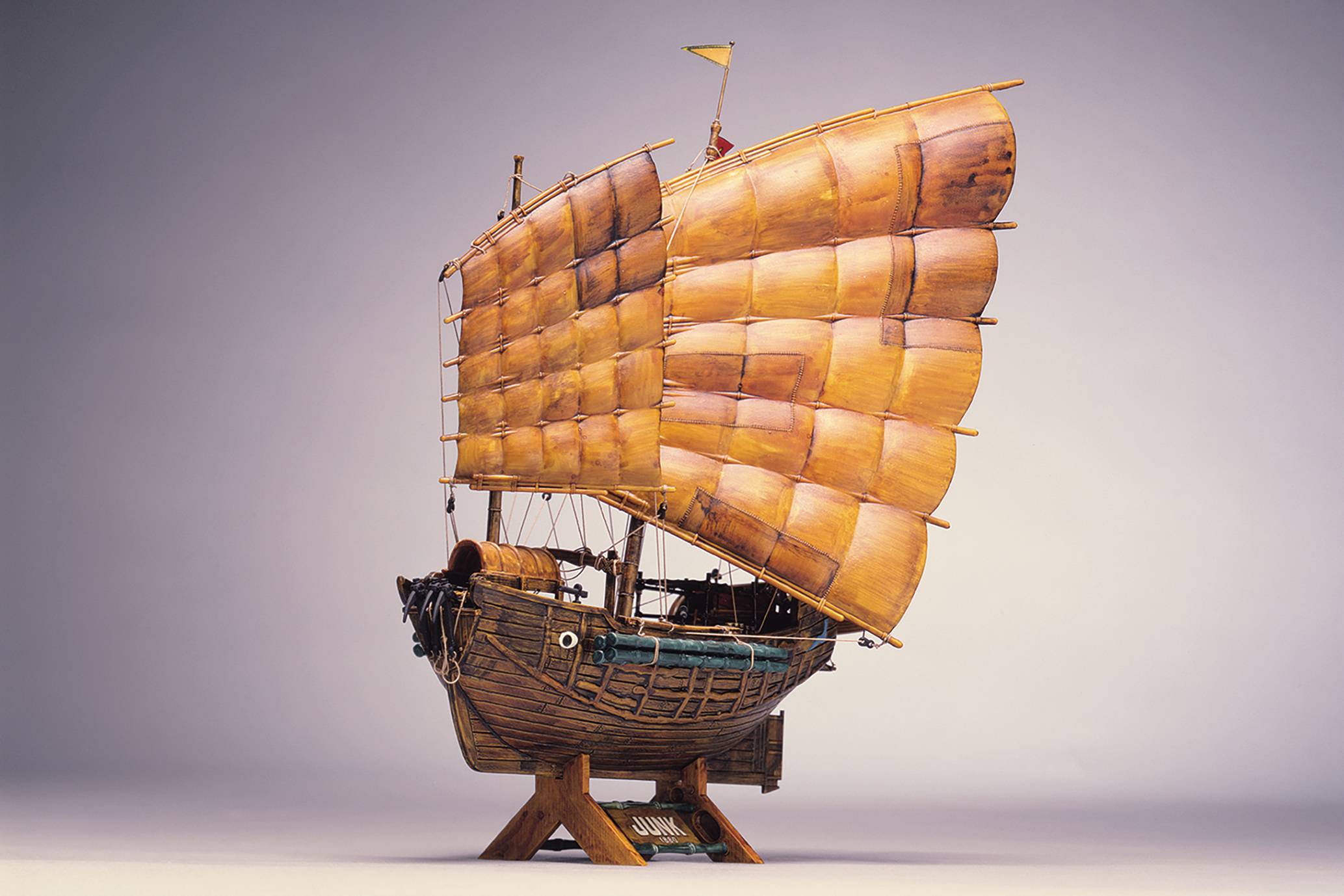 World Ship No.2: 1/60 Chinese Junk 1880 [Aoshima]