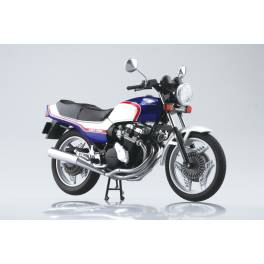 Complete Bike: 1/12 Honda CBX400F (Pearl / Candy Blue) [Aoshima]