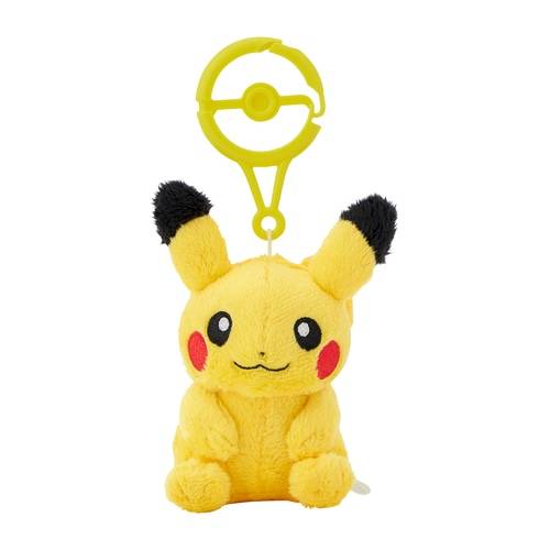 Pokemon Plush: Pikachu Mascot With Carabiner [The Pokemon Company]