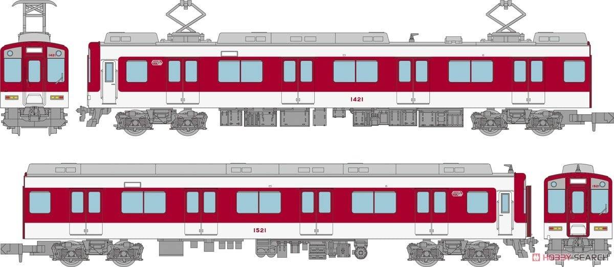 Railway Collection: 1/150 Kansai Kintetsu Railway 1429 (2 Cars Set) (Plastic Model) [Tomytec]