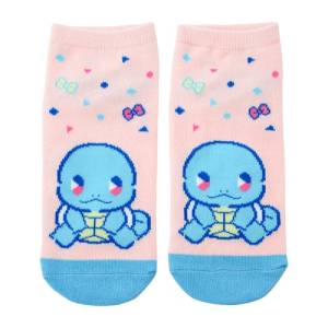 Pokemon: Saiko Soda/Refresh - Squirtle Short Socks (19-21cm) [The Pokemon Company]